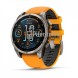 Умные часы Garmin Fenix 8 51mm Amoled Sapphire Lens DLC Титановый с оранжевый ремешком