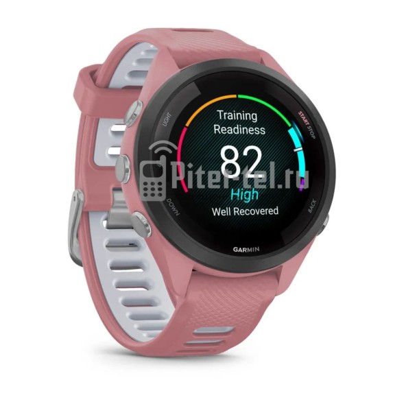 Умные часы Garmin Forerunner 265S с розовым ремешком
