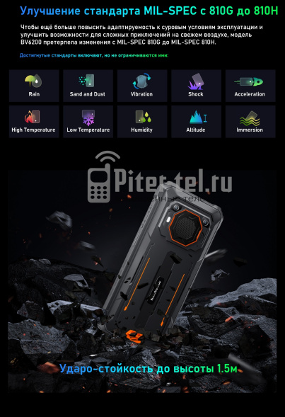 Смартфон Blackview BV6200 4/64Gb