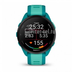 Умные часы Garmin Forerunner 165 Music c бирюзовым ремешком
