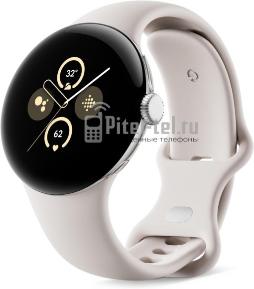 Умные часы Google Pixel Watch 2 LTE Polished Silver Aluminum Case / Porcelain Active Band