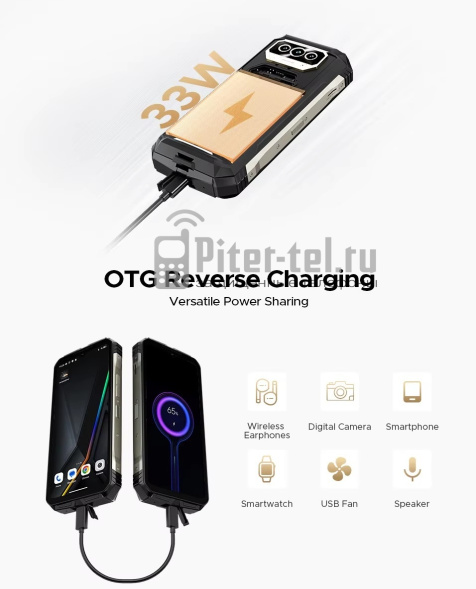 Смартфон Doogee V Max S 8/256Gb Lead Grey