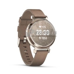 Умные часы Garmin Lily 2 Classic Cream Gold/Coffee Fabric с кофейным ремешком
