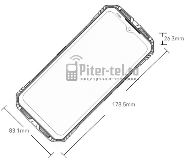 Смартфон Doogee V Max Plus 16/512Gb Obsidian Black